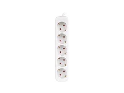 lanberg LB24423034 Merkliniaal model 3M SCHUKO Blanca 5 SOCKETS Strip,eén maat,Meerkleuren