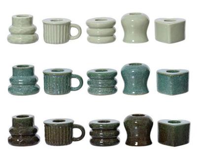 Kandelaar porselein l5b5h5 cm a15 U Decoris - Decoris