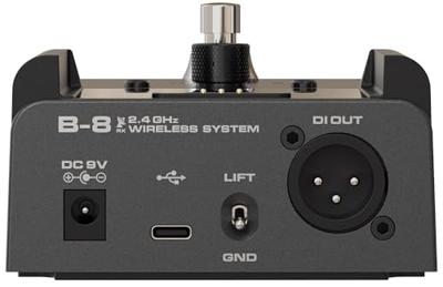 NUX B-8 Wireless 2.4 GHz draadloos gitaarsysteem met ingebouwd stemapparaat