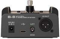 NUX B-8 Wireless 2.4 GHz draadloos gitaarsysteem met ingebouwd stemapparaat - thumbnail