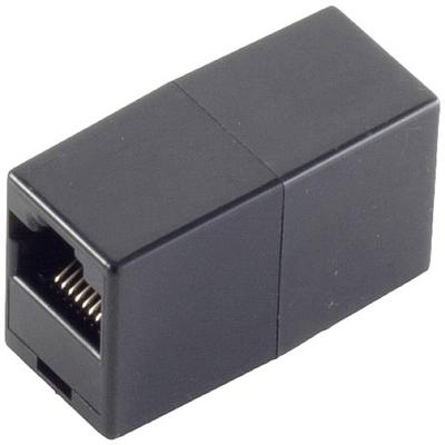 Shiverpeaks Telefoon (analoog) Adapter [1x RJ45-stekker 8p8c - 1x RJ45-stekker 8p8c] Zwart