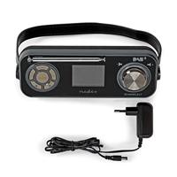 DAB+ Radio | Tafelmodel | DAB+ / FM | 2.4 " | Kleurenscherm | Batterij Gevoed / Netvoeding | Digitaal | 24 W | Bluetooth® | Koptelefoonoutput | Wekker | Slaaptimer | Handgreep | Zwart - thumbnail