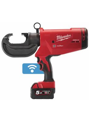 Milwaukee M18 HCCT109/42-522C FORCE LOGIC™ Hydraulische accu kabelkrimptang 109kN 42mm 18V 5.0Ah + 2.0Ah in koffer - 4933459273 Milwaukee M18 HCCT109/42-522C FORCE LOGIC™ Hydraulische accu kabelkrimptang 109kN 42mm 18V 5.0Ah + 2.0Ah in koffer - 4933459273