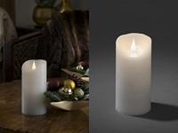 Konstsmide 1831-100 LED-kaars met echte was Wit Warmwit (Ø x h) 7.5 cm x 15.5 cm - thumbnail