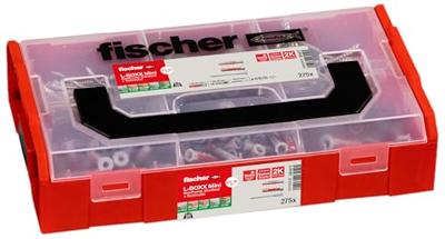Fischer 561472 FIXtainer DuoPower / DuoSeal + S Assortimentsdoos pluggen 210 onderdelen