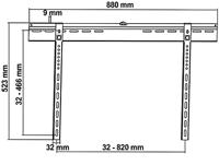 My Wall HE2-3AL TV-beugel 94,0 cm (37) - 177,8 cm (70) Vast - thumbnail