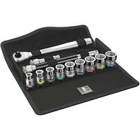 Wera 8100 SB HF 1 Zyklop Metal-ratelset, omschakelpal, 3/8"-aandrijving, met vasthoudfunctie, metrisch, 13-delig - 1 stuk(s) - 05003785001 - thumbnail
