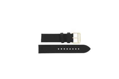 Horlogeband Marc by Marc Jacobs MJ1615 Leder Zwart 18mm Horlogeband Marc by Marc Jacobs MJ1615 Leder Zwart 18mm