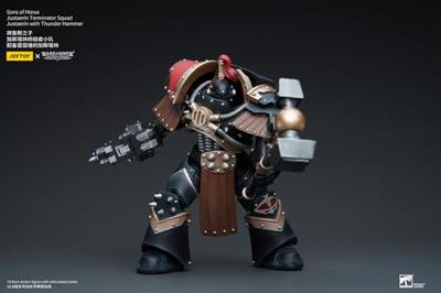 Warhammer The Horus Heresy Action Figure 1/18 Sons of Horus Justaerin Terminator Squad Justaerin with Thunder Hammer 12 cm Warhammer The Horus Heresy Action Figure 1/18 Sons of Horus Justaerin Terminator Squad Justaerin with Thunder Hammer 12 cm