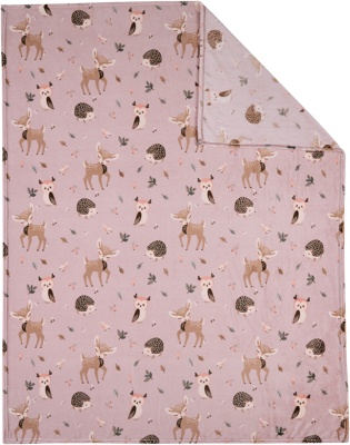 LIVARNO Plaid 130 x 160 cm (Lichtroze)