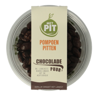 Met PIT Pompoenpitten pure chocolade 150 Gram - thumbnail