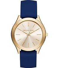 Horlogeband Michael Kors MK2511 Silicoon Blauw 20mm Horlogeband Michael Kors MK2511 Silicoon Blauw 20mm