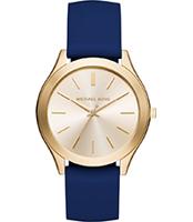 Horlogeband Michael Kors MK2511 Silicoon Blauw 20mm - thumbnail