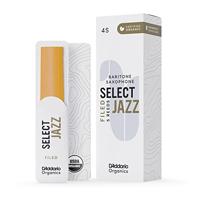 D'Addario Woodwinds ORSF05BSX4S Organic Select Jazz Baritonsaxofoonriet, 4 Soft, 5-pack - thumbnail