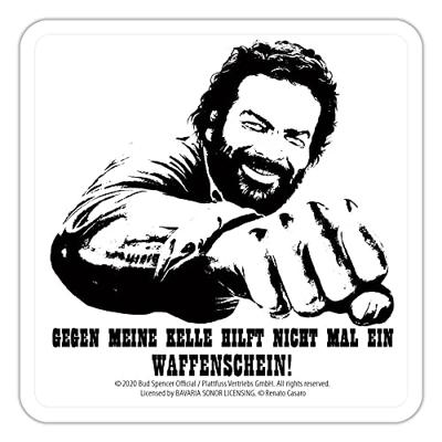 Bud Spencer Tin coasters Kelle 10 x 10 cm