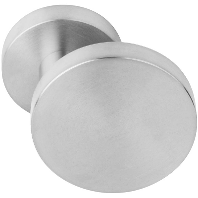 Formani Basics LB702V voordeurknop vast op rozet - mat RVS