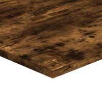 Wandschappen 4 st 80x40x1,5 cm bewerkt hout gerookt eikenkleur - thumbnail