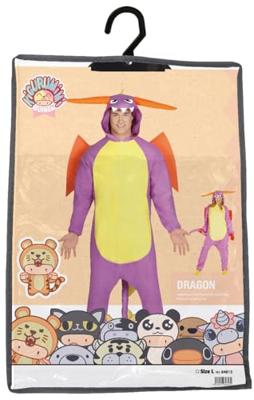 Draak onesie verkleedpak - thumbnail