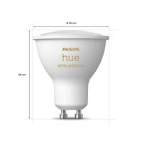 Philips Hue - GU10 Dual Pack - White Ambiance - New Bluetooth edition - thumbnail