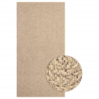 VidaXL Vloerkleed zizur binnen en buiten 80x150 cm jute look VidaXL Vloerkleed zizur binnen en buiten 80x150 cm jute look