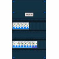 SEP 11 groepenkast 11 aardlekautomaten B16 30mA + kookgroep aardlekautomaat B16 30Ma 400V - thumbnail