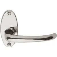 Formani TIMELESS 1922MRO deurkruk ongeveerd op rozet - glans nikkel - thumbnail