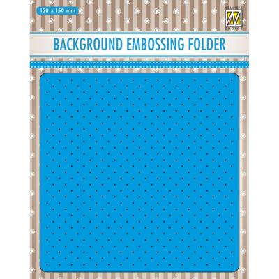 Nellie's Choice • 3d embossing folder achtergrond kleine stippen 15x15cm