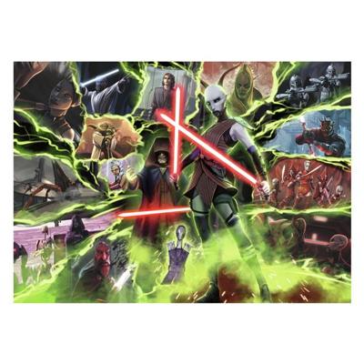 Ravensburger legpuzzel star wars villainous asajj ventress, 1000st. Ravensburger legpuzzel star wars villainous asajj ventress, 1000st.