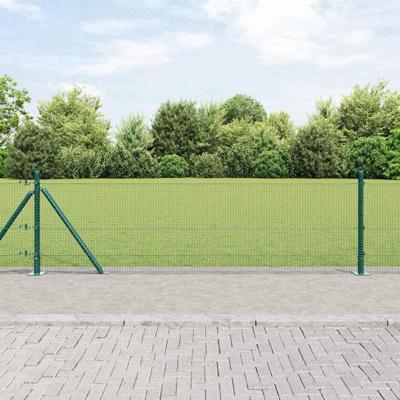 VidaXL Afrasteringspaal groen 25 x 0,6 m (16 x 16 mm gaas)
