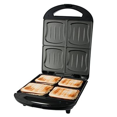 Emerio ST-111153 Tosti apparaat Zwart - thumbnail