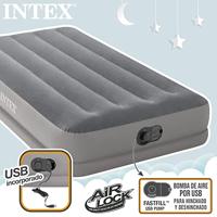 Intex 64122np pillow rest raised luchtbed 99x191x42 cm zwart - thumbnail