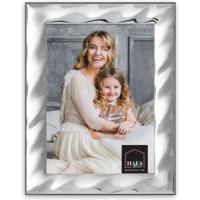 Haes Deco Verzilverde Fotolijst Prato voor een foto van 13x18 cm - Fraai Verzilverd met luxe Houten achterzijde en standaard om neer te zetten - thumbnail
