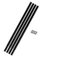 VidaXL Verlengstuk voor grondboor 4 x 1 m (staal) - thumbnail