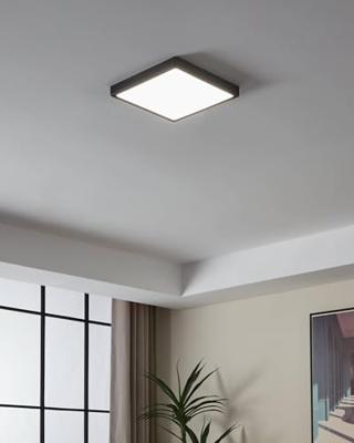 Eglo Plafonnière Zigbee Fueva-Z 28,5x28,5cm zwart 98854