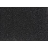 Creativ Company Opstrijkfolie glitter zwart, a5 - thumbnail