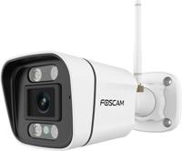 Foscam V5P 5MP Dual-Band WLAN bewakingscamera met geïntegreerde koplamp en een alarmsirene (wit) - thumbnail