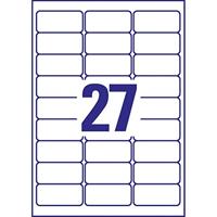 Avery-Zweckform L7874-20 ( 63.5 x 29.6 mm, Wit, 540 stuk(s), Permanent hechtend, Sterk hechtend - thumbnail