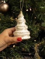 Nordic Light Kerstbal Bruidstaart 12 cm - thumbnail