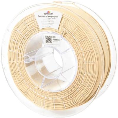 Spectrum Filaments 81049 PLA High Speed Filament PLA kunststof Highspeed filament, Hoge stijfheid, Hoge treksterkte 1.75 mm 1000 g Latte Beige, Beige 1 stuk(s)