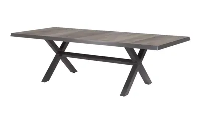 Dining Tuintafel Castilla Negro Kruispoot 243x103cm Dining Tuintafel Castilla Negro Kruispoot 243x103cm