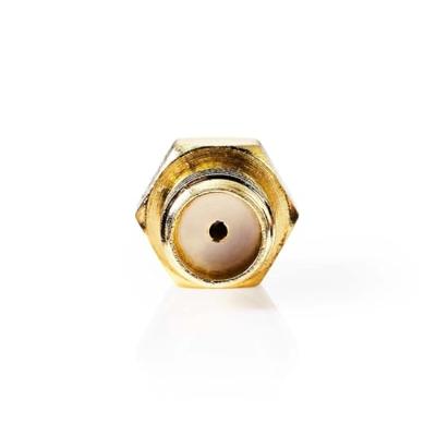 Nedis SMA-Adapter | SMA Female Omgekeerde Polariteit | SMA Female | Verguld | 50 Ohm | Recht | Koper | Goud | 2 Stuks | Doos - CSGB02113GD