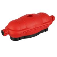 REV Sicherheitsbox Basic IP44 rt 0502175555 Kabelbehuizing 83 x 210 Kunststof Rood 1 stuk(s) - thumbnail