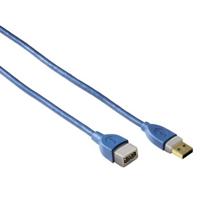 Hama USB 3.0 verlengkabel stekker A 1,80 m blauw - thumbnail