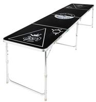 HI bierpongtafel inklapbaar en verstelbaar zwart - thumbnail