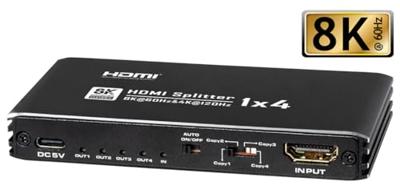 My Wall 8K HDMI Splitter 1 in 4 out HDMI-splitter