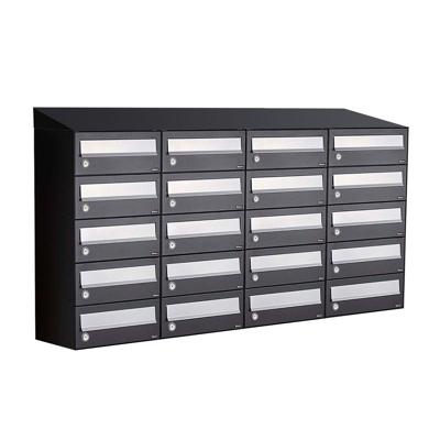Allux Hive Set 4-Breed, 5-Hoog Met Dak Zwart - 40030070_4x5d