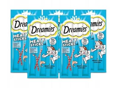 DREAMIES Meaty Sticks Salmon - Kattensnoepje - 30 g