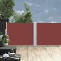 VidaXL Tuinscherm uittrekbaar 140x1200 cm bruin - thumbnail