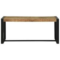 Bank Bruin 100 x 35 x 45 cm Massief mangohout - thumbnail