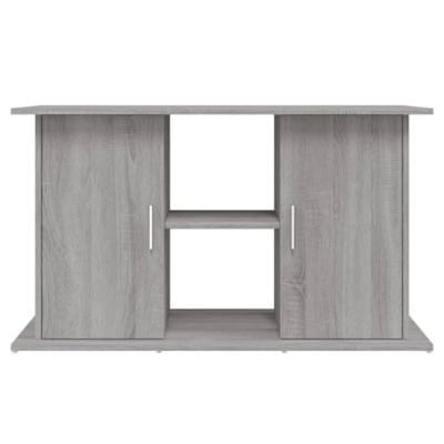 Aquariumstandaard 101x41x58 cm bewerkt hout grijs sonoma eiken - thumbnail